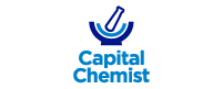 Capital Chemist logo in Footer
